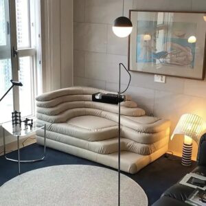 l'élégance intemporelle de notre grand canapé blanc